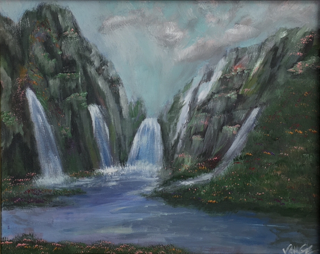 Painting Waterfalls
