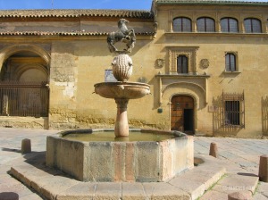 Water fountain in Cordoba Spain